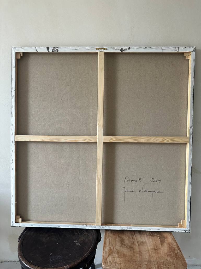 Original Minimalism Abstract Painting by Joanna Wietrzycka