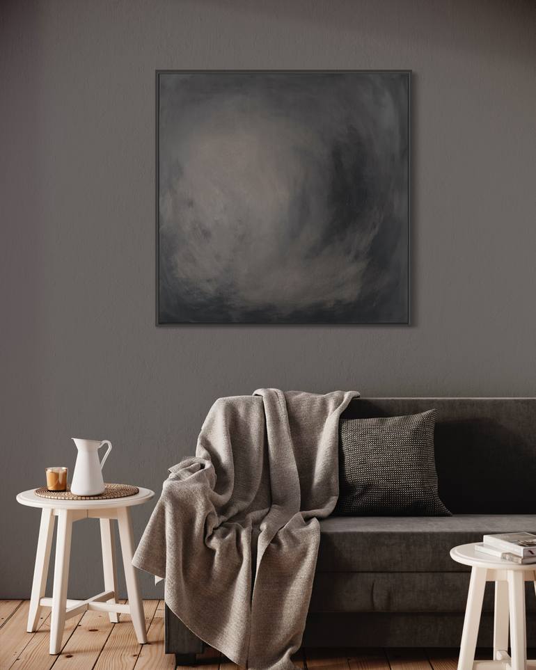 Original Minimalism Abstract Painting by Joanna Wietrzycka