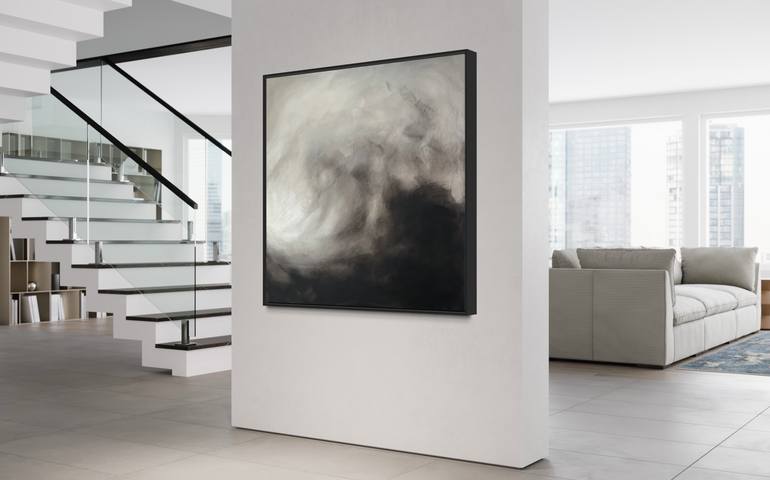 Original Minimalism Abstract Painting by Joanna Wietrzycka