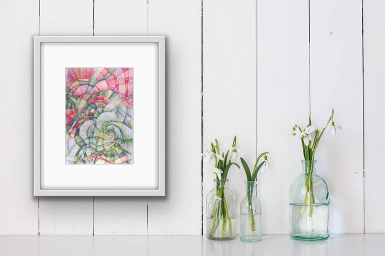 Original Conceptual Abstract Drawing by Joanna Wietrzycka