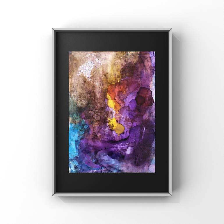 Original Abstract Expressionism Abstract Painting by Joanna Wietrzycka