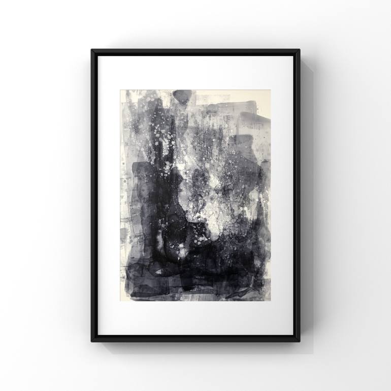 Original Abstract Expressionism Abstract Painting by Joanna Wietrzycka