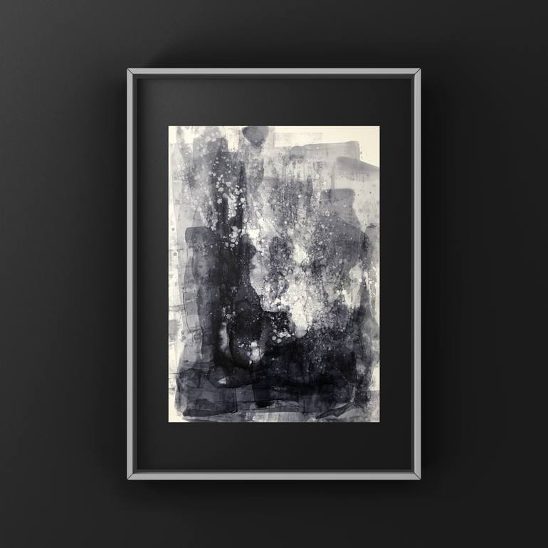Original Abstract Expressionism Abstract Painting by Joanna Wietrzycka