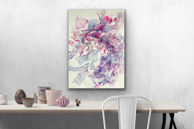 Original Abstract Expressionism Abstract Painting by Joanna Wietrzycka