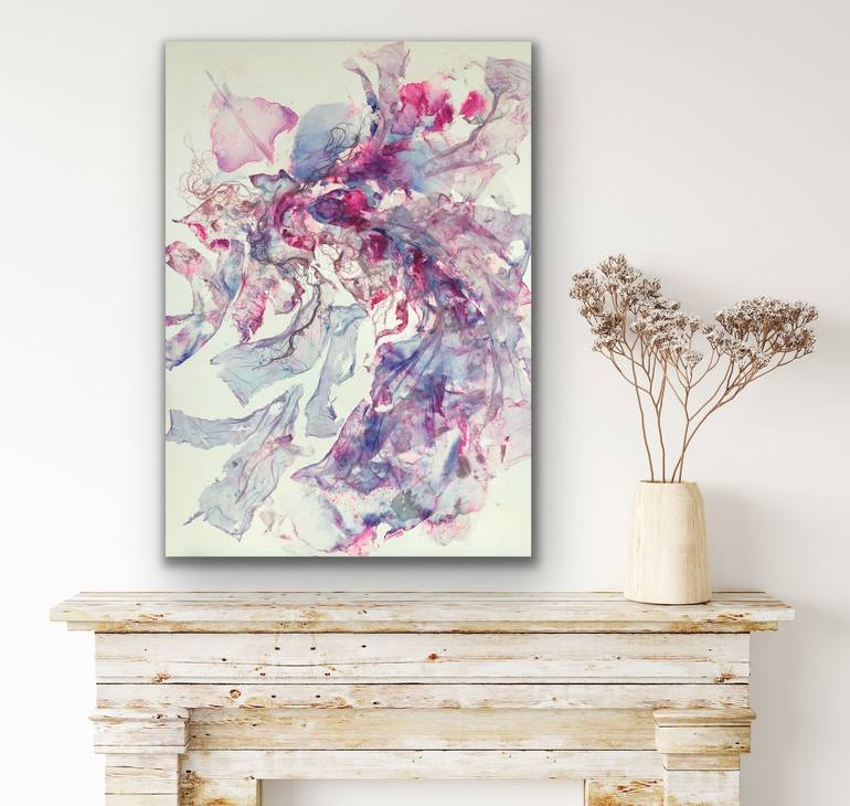 Original Abstract Expressionism Abstract Painting by Joanna Wietrzycka