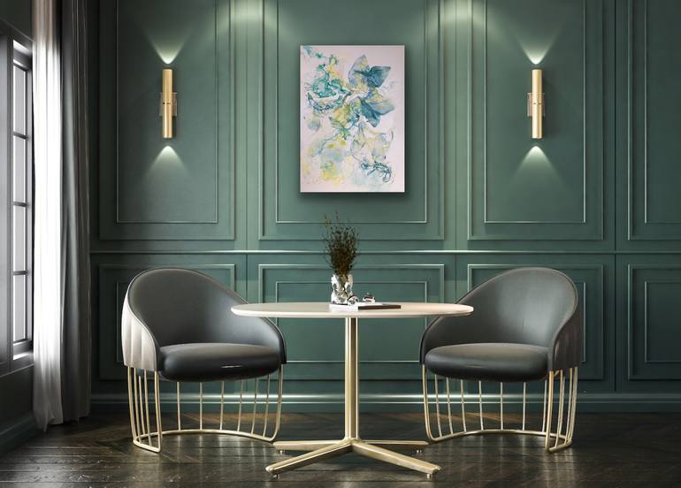 Original Abstract Expressionism Abstract Collage by Joanna Wietrzycka