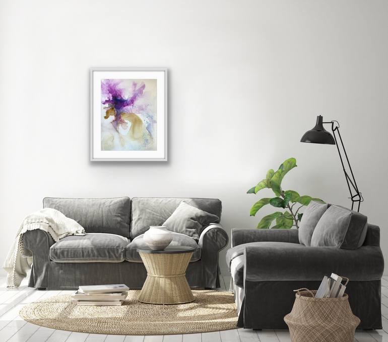 Original Abstract Expressionism Abstract Painting by Joanna Wietrzycka