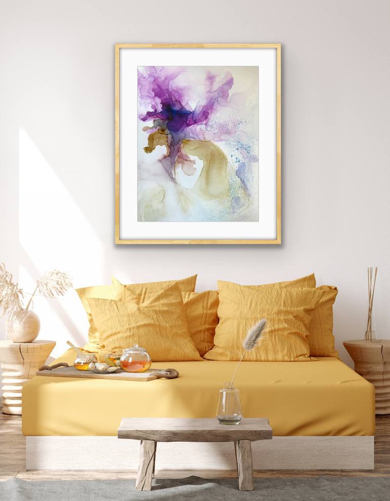 Original Abstract Expressionism Abstract Painting by Joanna Wietrzycka