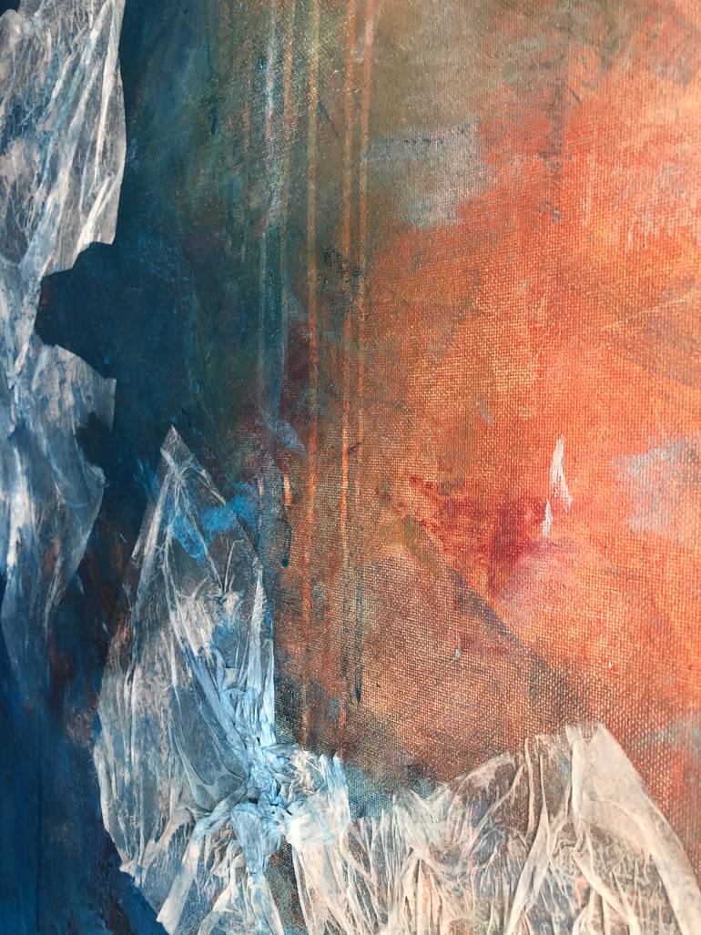 Original Abstract Expressionism Abstract Painting by Joanna Wietrzycka
