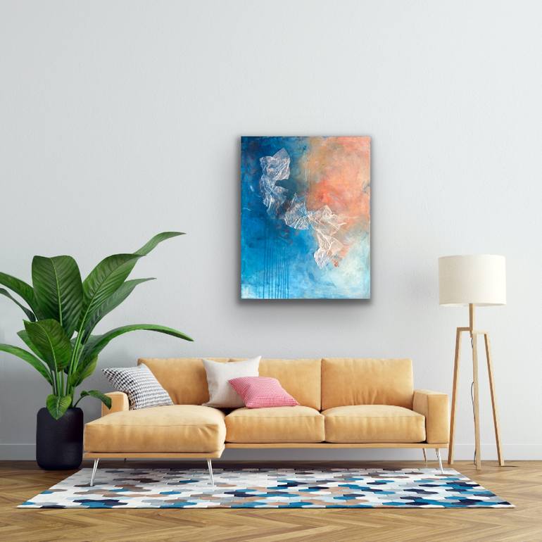 Original Abstract Expressionism Abstract Painting by Joanna Wietrzycka