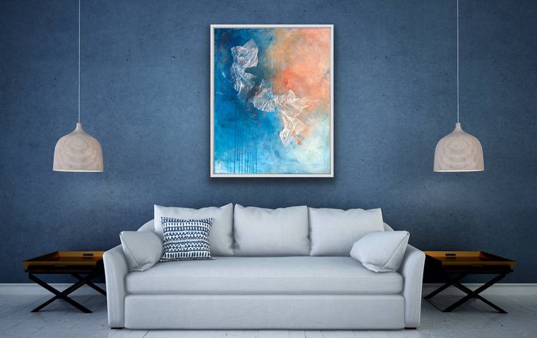 Original Abstract Expressionism Abstract Painting by Joanna Wietrzycka