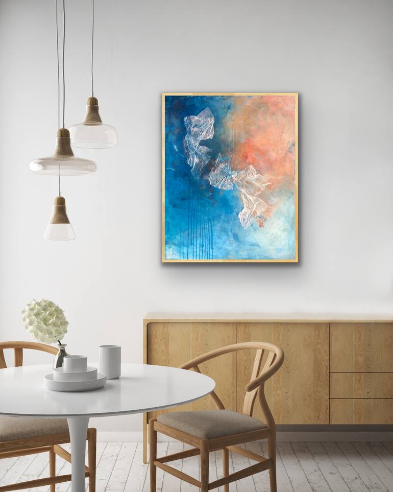 Original Abstract Expressionism Abstract Painting by Joanna Wietrzycka