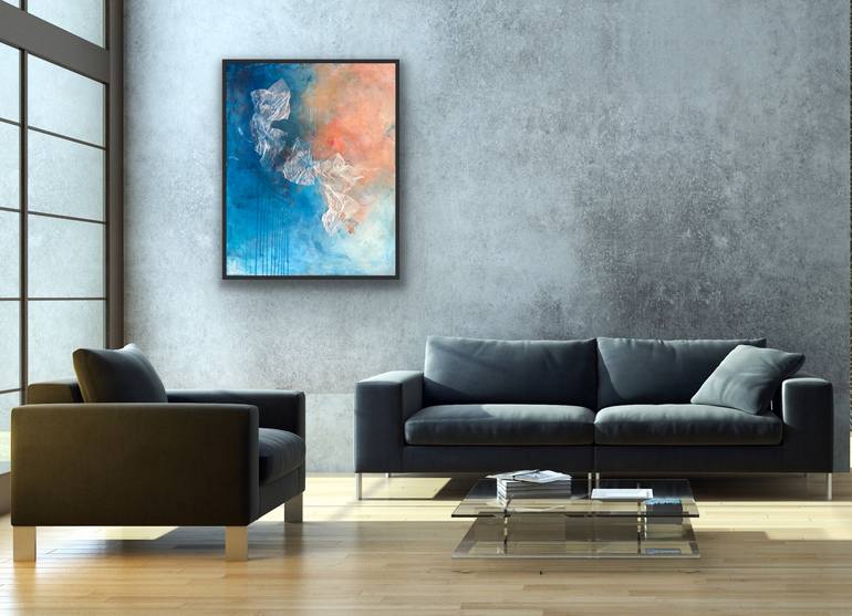 Original Abstract Expressionism Abstract Painting by Joanna Wietrzycka