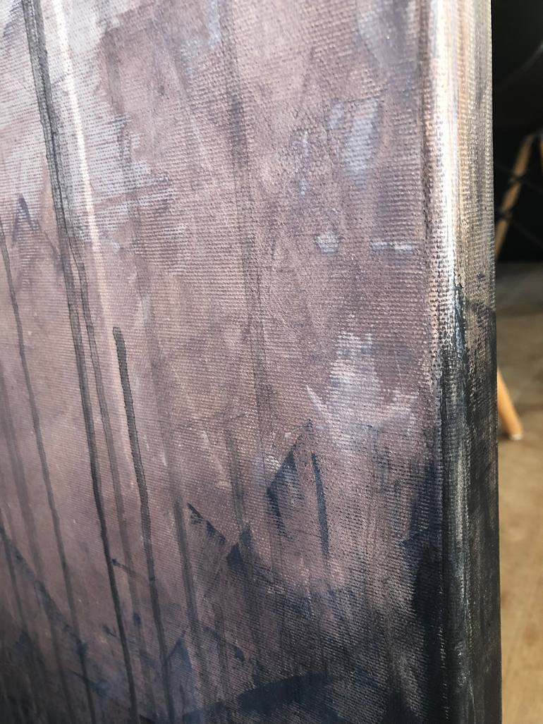 Original Minimalism Abstract Painting by Joanna Wietrzycka