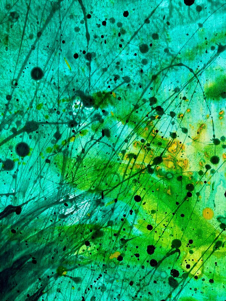Original Abstract Expressionism Abstract Painting by Joanna Wietrzycka