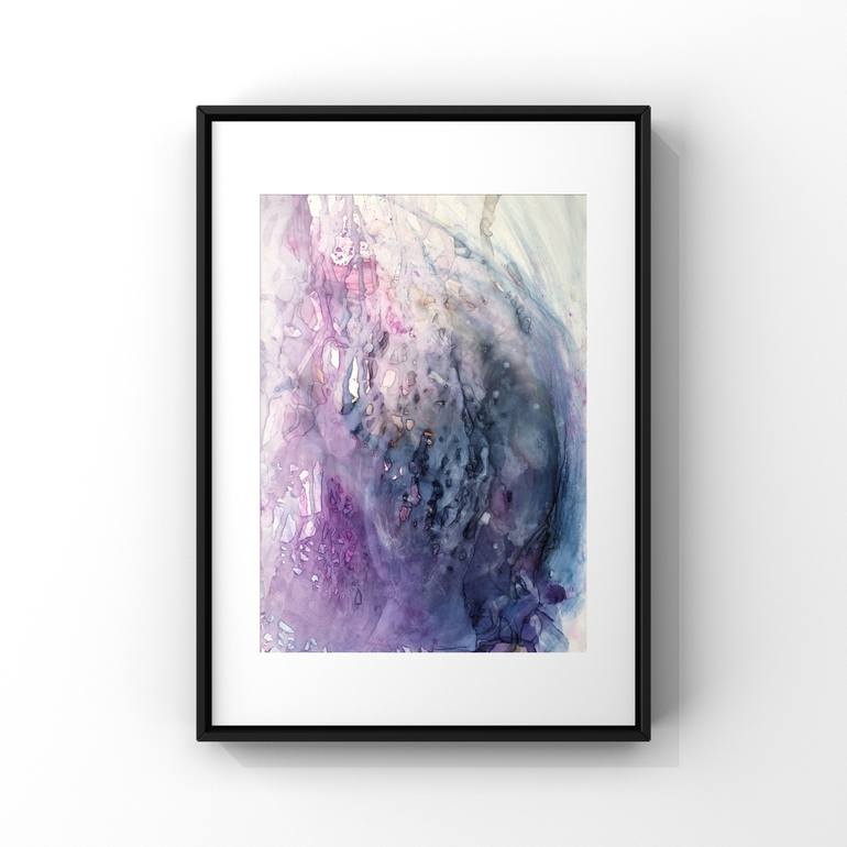 Original Abstract Expressionism Abstract Painting by Joanna Wietrzycka