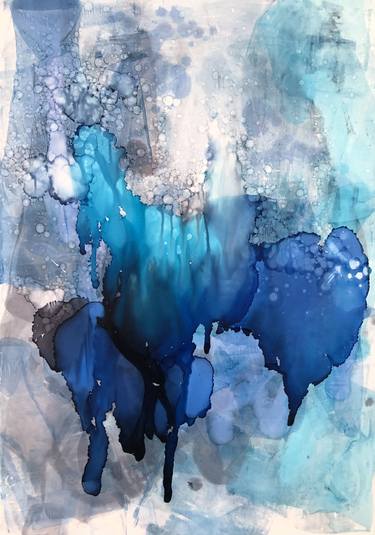 Original Abstract Expressionism Abstract Paintings by Joanna Wietrzycka