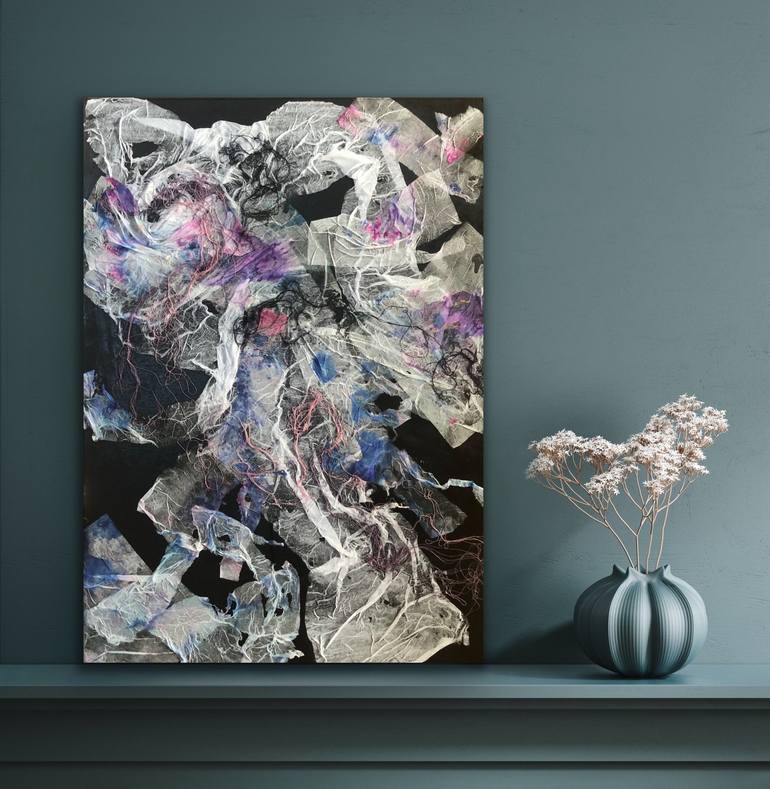 Original Abstract Collage by Joanna Wietrzycka