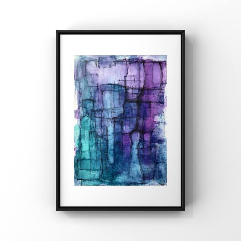 Original Contemporary Abstract Painting by Joanna Wietrzycka