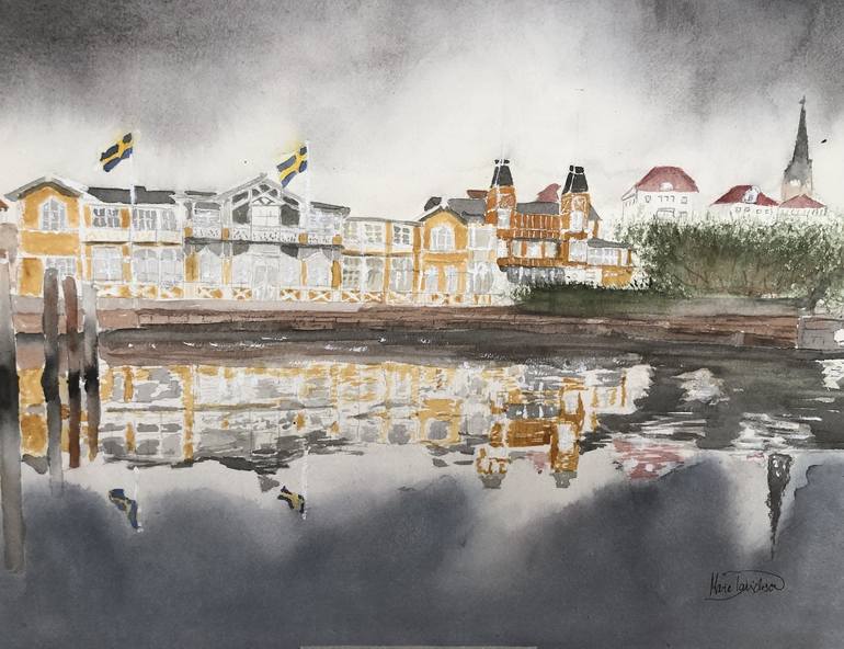 Original Other Landscape Painting by Marie Davidsson