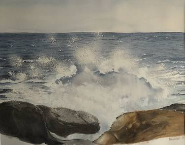 Print of Fine Art Water Paintings by Marie Davidsson
