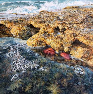 Print of Realism Beach Paintings by Ekaterina Shenayeva