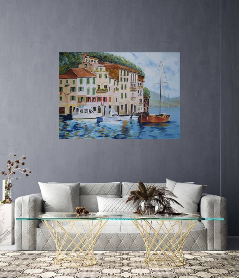 Original Architecture Painting by Ekaterina Zalozhina