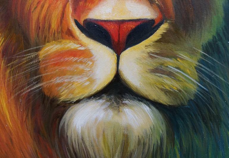 Original Figurative Animal Painting by Ekaterina Zalozhina