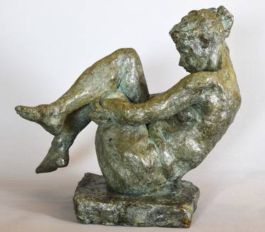 Original Nude Sculpture by Ybah sculpteur