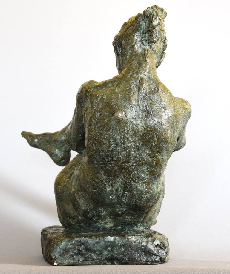 Original Expressionism Nude Sculpture by Ybah Sculpteur