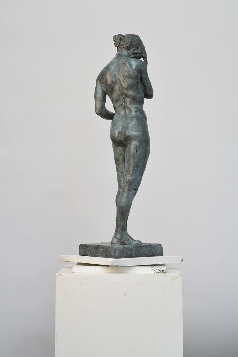 Original Expressionism Nude Sculpture by Ybah Sculpteur