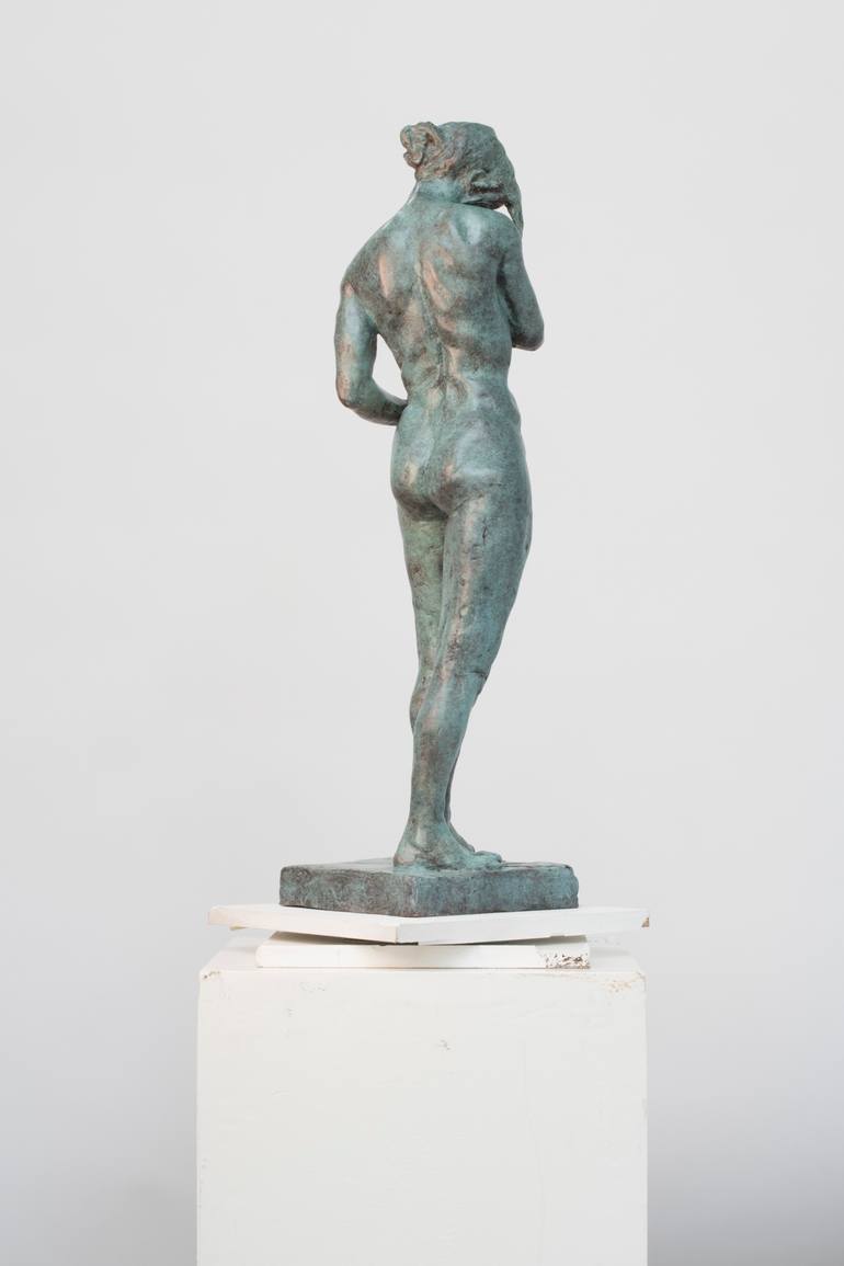 Original Expressionism Nude Sculpture by Ybah Sculpteur