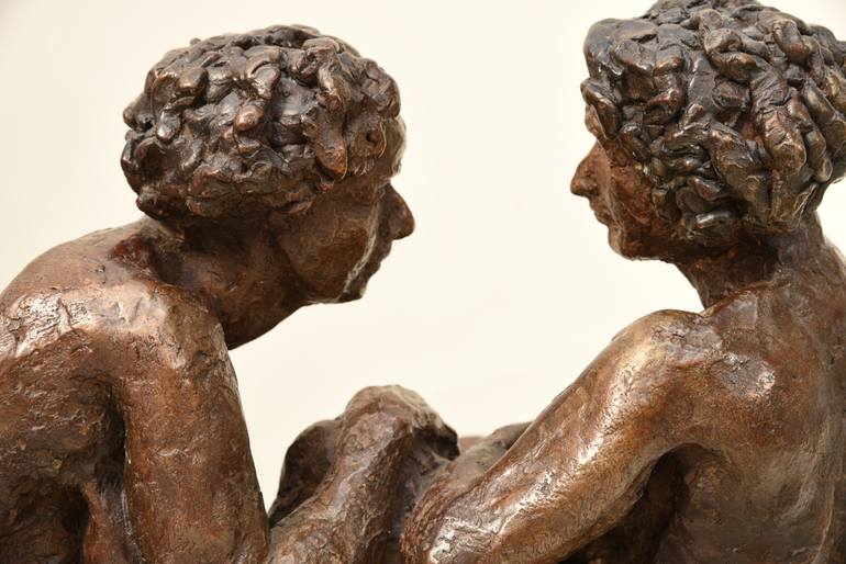 Original Expressionism Nude Sculpture by Ybah Sculpteur