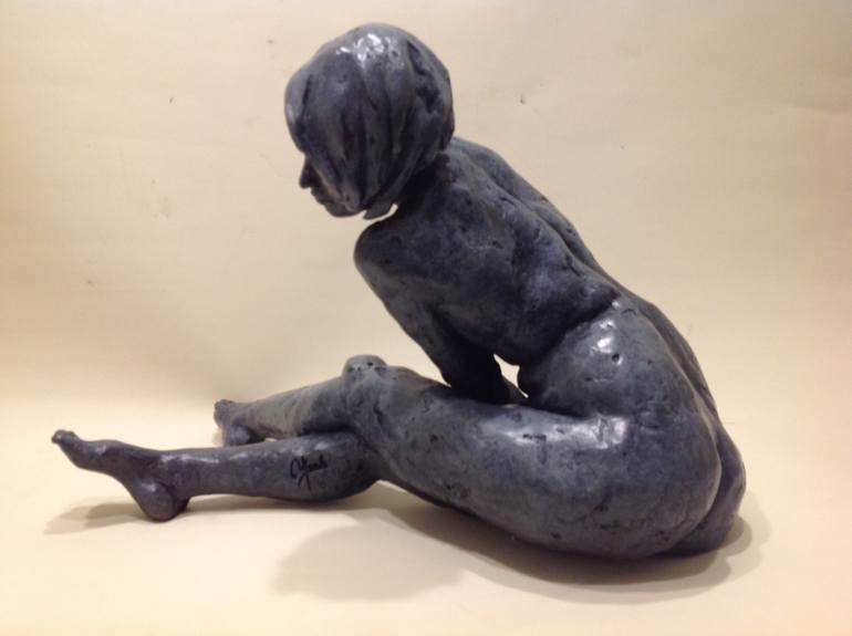 Original Expressionism Women Sculpture by Ybah Sculpteur