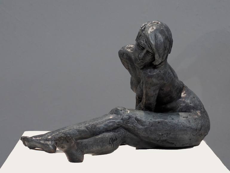 Original Expressionism Women Sculpture by Ybah Sculpteur