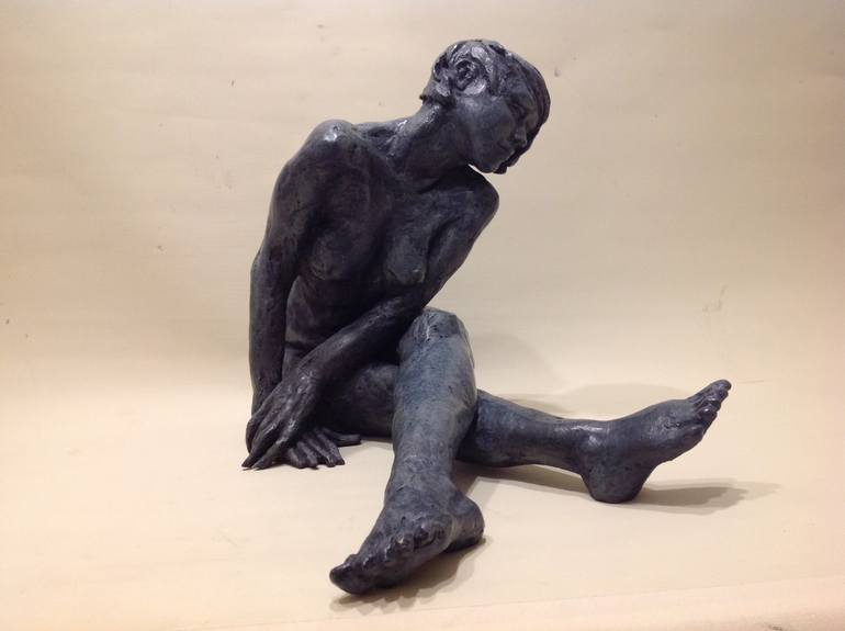 Original Expressionism Women Sculpture by Ybah Sculpteur