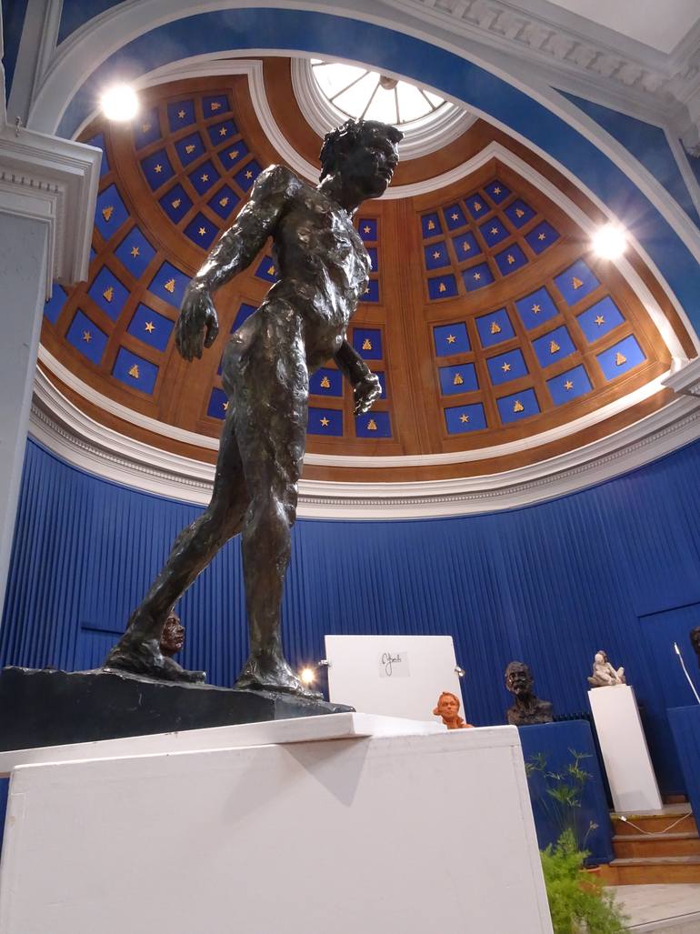 Original Expressionism Nude Sculpture by Ybah Sculpteur