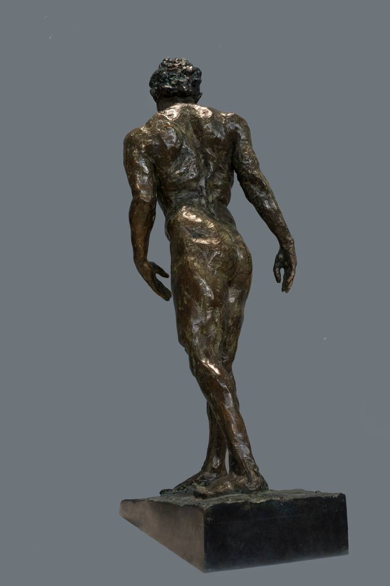 Original Expressionism Nude Sculpture by Ybah Sculpteur