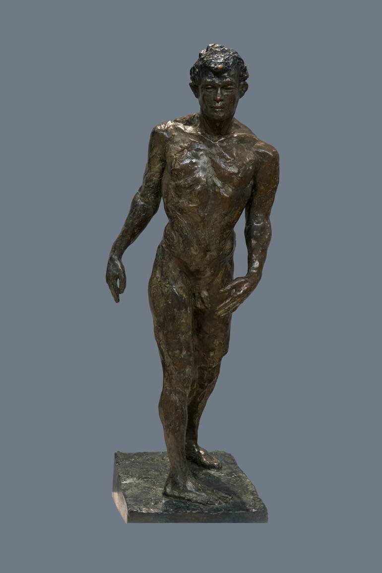 Original Expressionism Nude Sculpture by Ybah Sculpteur