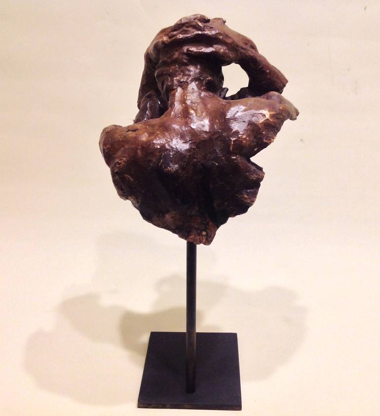 Original Expressionism Nude Sculpture by Ybah Sculpteur