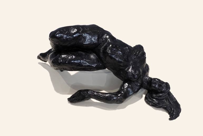 Original Expressionism Nude Sculpture by Ybah Sculpteur