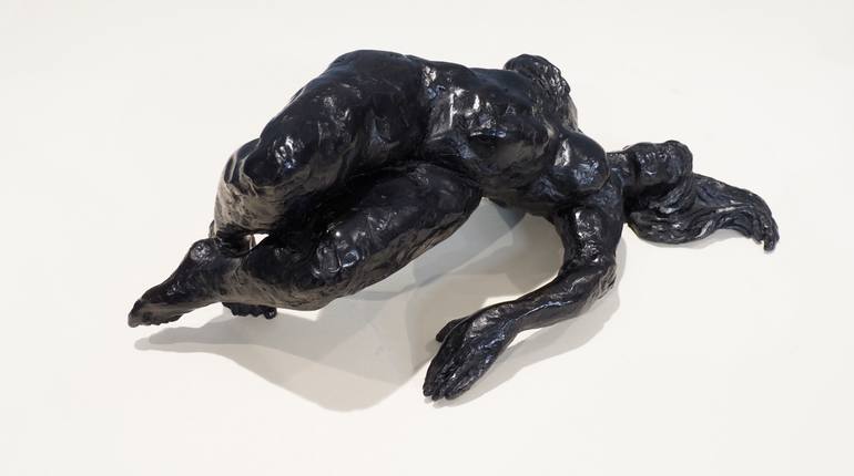 Original Expressionism Nude Sculpture by Ybah Sculpteur
