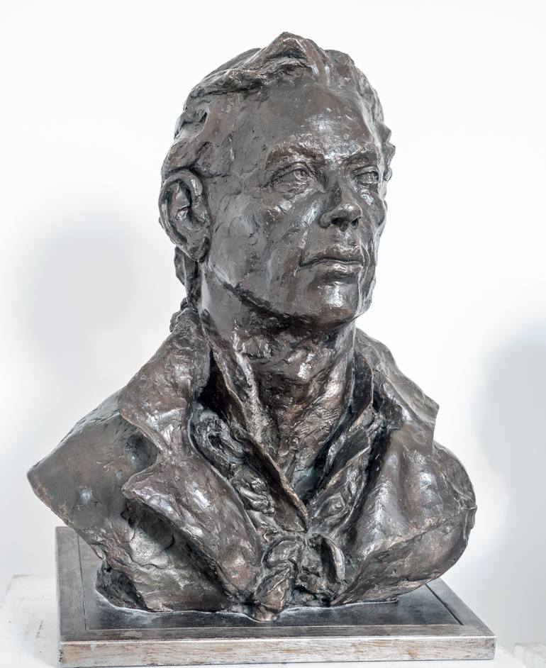 Original Expressionism People Sculpture by Ybah Sculpteur