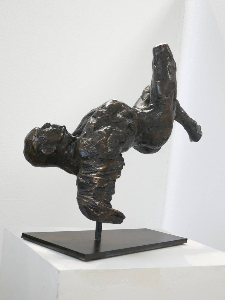 Original Abstract Expressionism Nude Sculpture by Ybah sculpteur