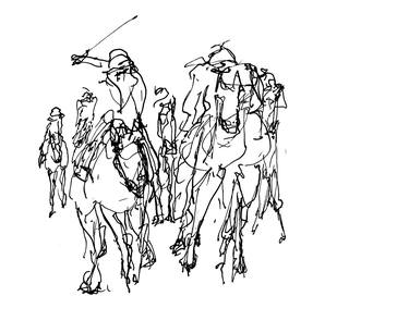 Print of Figurative Horse Drawings by João Bernardo