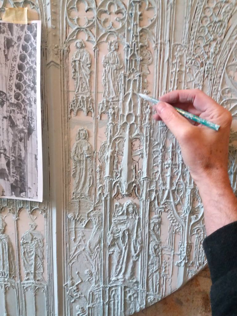 Original Figurative Architecture Painting by François Duboc