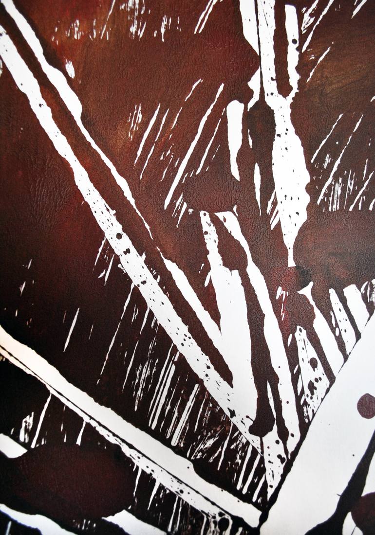 Original Conceptual Abstract Printmaking by Kristine Bula
