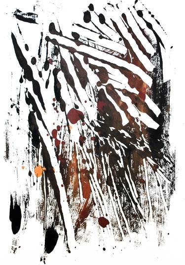 Original Abstract Printmaking by Kristine Bula