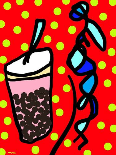 Print of Abstract Food & Drink Digital by Bahja Choy