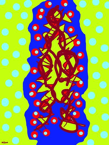 Print of Abstract Women Digital by Bahja Choy